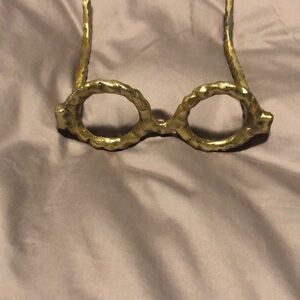 Gold/brass color Textured decorative Accessory